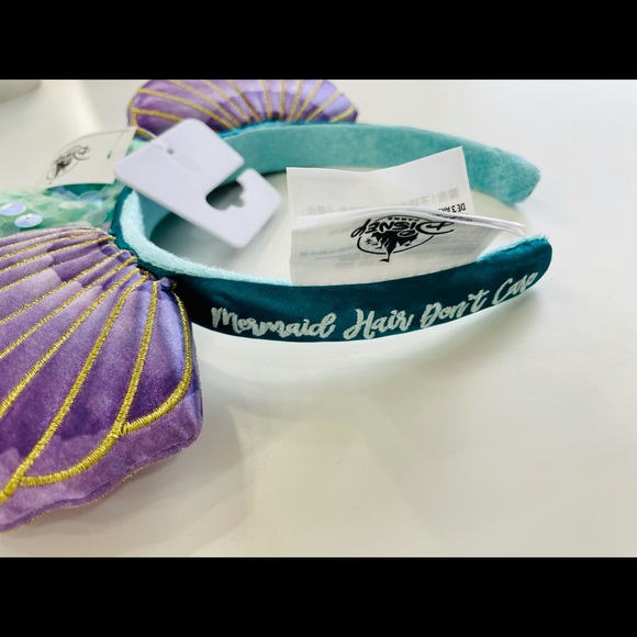 NWT Disney The Little Mermaid Ariel Headband Ears - Picture 7 of 8